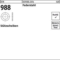 Stützscheibe DIN 988 17x 24x1,5 Federstahl 100 Stück
