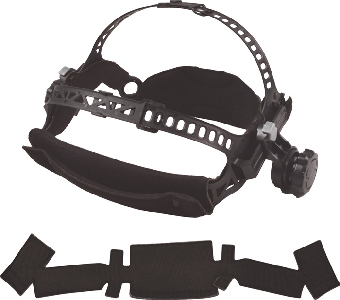 Kopfband Weldmaster Wide² inkl.Stirnschweißband schwarz/grau JAS