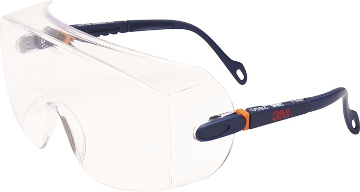 Schutzbrille 2800 EN 166 Bügel blau,Scheibe klar PC 3M