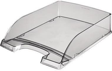 Leitz Briefablage Transparent Plus 52260092 DIN A4 PS grau