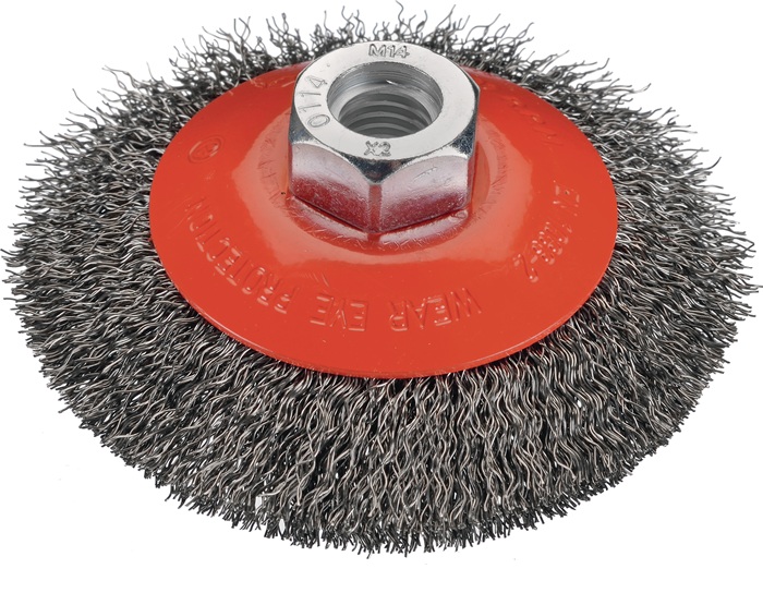 Kegelbürste D.100mm Drahtstärke 0,3mm STA 16mm 12500min-¹ OSBORN