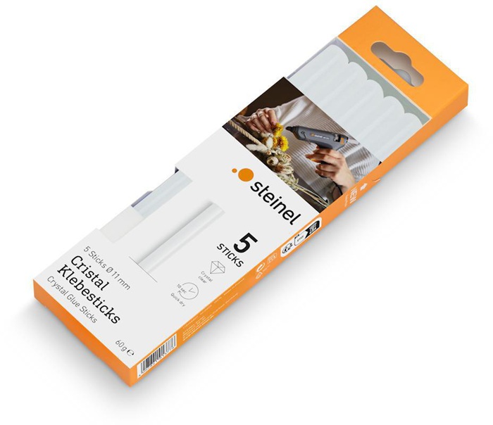 Klebesticks CRISTAL L.250mm Klebepatronen-Ø 11mm 1000g STEINEL