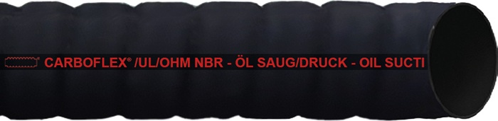 Saug- u.Druckschlauch CARBOFLEX®/U.L./OHM ID 102,0mm Wandst.6,5mm L.40m TEGUMA
