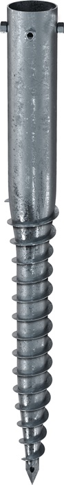 Schraubfundament G L.1300mm D.114mm Gew.4xM16 10,3kg STA KRINNER