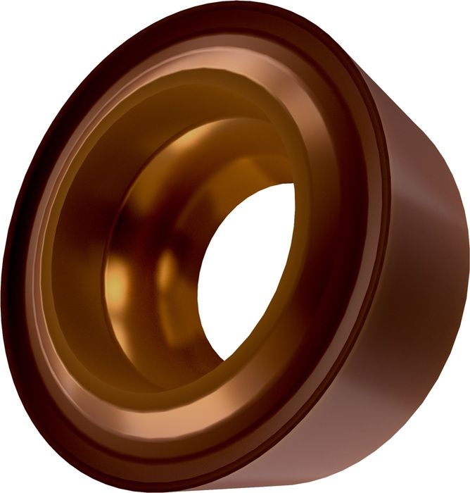 Drehwendeschneidplatte ISO RCMT 10T3MOE-FM:T8430 D. 4,4mm PVD beschichtet