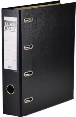 ELBA Doppelordner rado plast 100551851 2xA5 quer 75mm schwarz