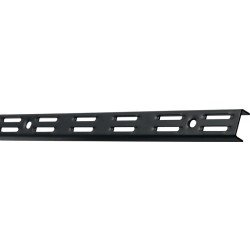 Wandsch.L.2000mm schwarz ma STA zweireihige Lochung ALFER ALUMINIUM