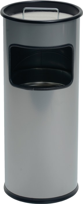 Kombiascher Ø260xH620mm silber Stahlbl.DURABLE