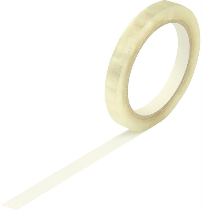 Klebeband monta 610 Breite 12mm Länge 66m 48µ PP hochtransparent leise TRANSPAK
