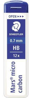 STAEDTLER Feinmine Mars micro carbon 250 07-HB 0,7mm 12 St./Pack.