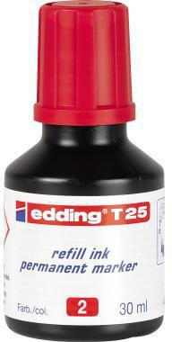 edding Nachfülltusche T 25 4-T25002 30ml geruchsarme Tusche rot