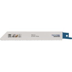 Säbelsägeblatt L.150mm B.19mm TPI 10 2,5mm 5 St./Karte TW