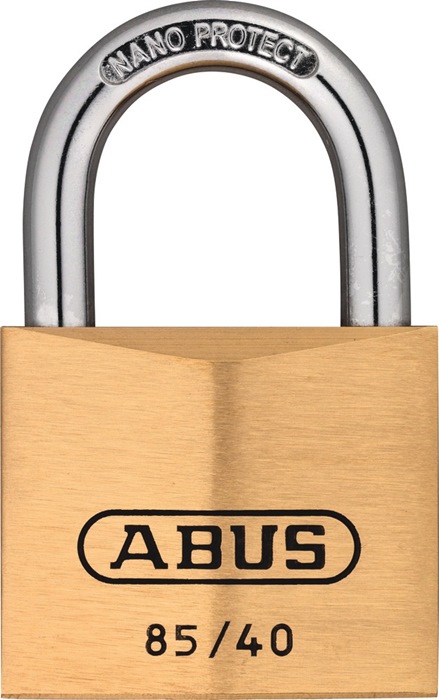 Zylindervorhangschloss 85/40 Schlosskörper-B.40mm MS versch.-schl.ABUS