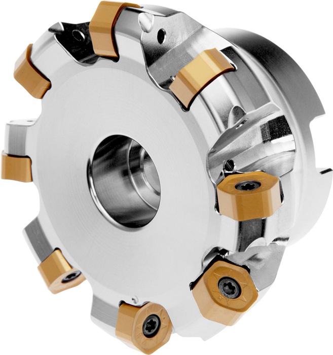 Planfräser ISO 80A07R-S45HN06C-C D.27mm Rechtslauf Schneid-D.86,8mm PRAMET