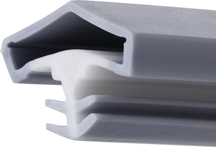 Zimmertürdichtung ADTP-401-2K Nut 4mm 12mm grau m.2 Komponenten Pro L.25m GFA