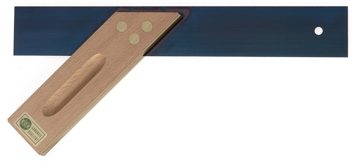 Präzisionsgehrungsmaß Schenkel-L.300mm m.Hohlkehle Buchenholz ECE