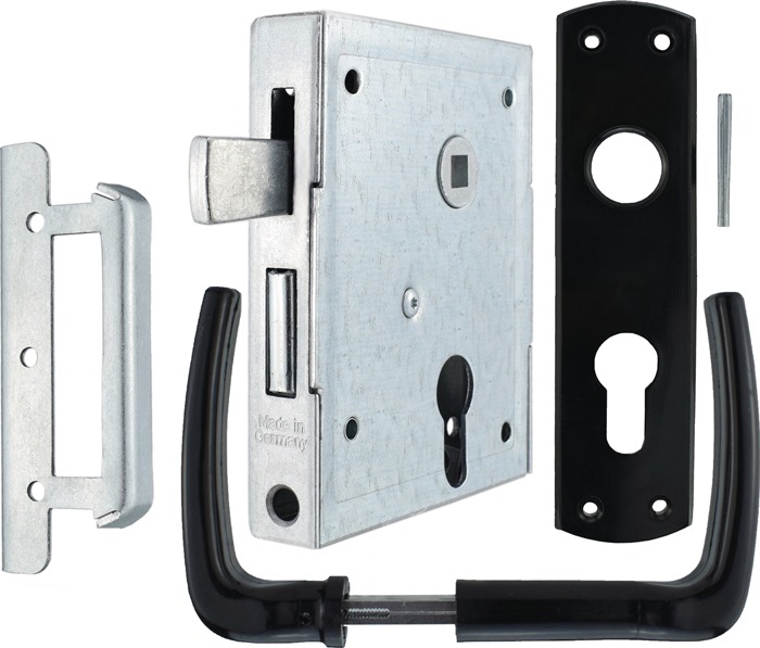 Universal-Kastenschloss DIN L/R BB hebende F 60mm BEVER