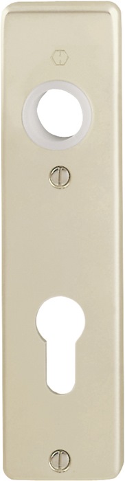 Kurzschildpaar 202KP Alu.F2 PZ HOPPE