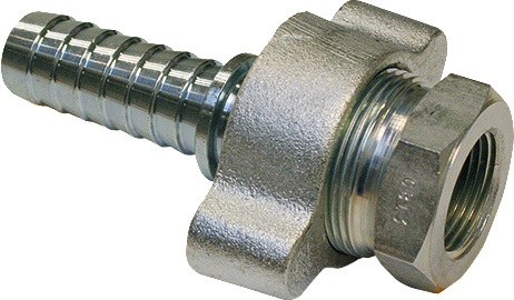 Dampfschlaucharmatur Boss Verz.Sta/Stahlguss Schl.-Gr.25mm IG 1 Zoll TEGUMA