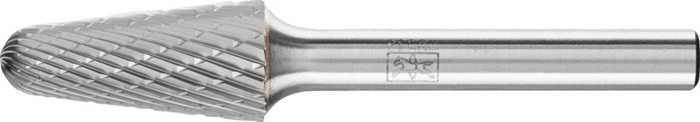 Frässtift KEL D.12mm Kopf-L.25mm Schaft-D.6mm HM Verz.3 PLUS PFERD