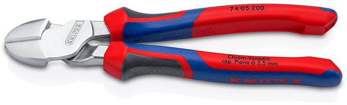 Kraftseitenschneider L.200mm Form 0 Comfort-Griff KNIPEX