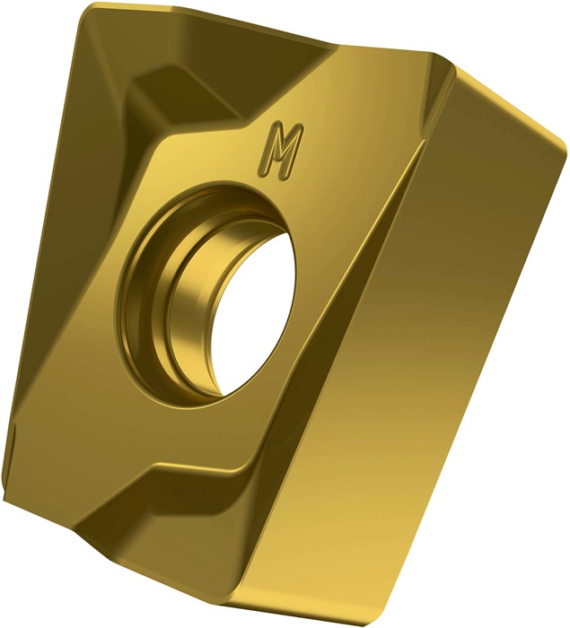 Fräswendeschneidplatte ISO LNMU 160708SR-M:M8330 D.5,7mm PVD beschichtet Gold
