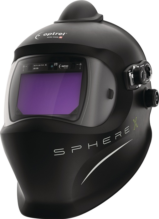 Schweißerschutzhelm sphere X 2.5 pure air schwarz 65x101mm