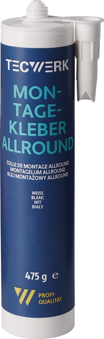 Montagekleber Allround weiß 475g Kartusche TECWERK