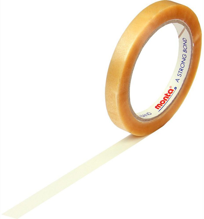 Klebeband Typ 220 Breite 12mm Länge 66m S.54µ PVC transparent leise TRANSPAK