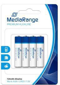 MediaRange Batterie MRBAT101 Micro AAA LR03 1,5V 4St.