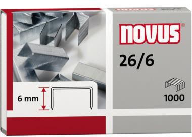 NOVUS Heftklammer 26/6 040-0056 verzinkt 1.000 St./Pack.
