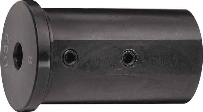 Reduzierbuchse Form 1 Bohrungs-D.10mm AD 25mm Einspann-L.46mm TECWERK