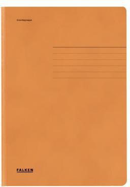 Falken Jurismappe 80001472 DIN A4 3 Klappen Karton orange