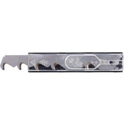 Abbrechhakenklinge L104,5xB17,7xS0,5mm TiN 3 Sollbruchstellen 10 St./Spender