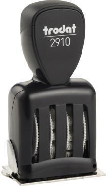 trodat Datumstempel Classic 73359 6x3,5x10,2cm l.gr/rt