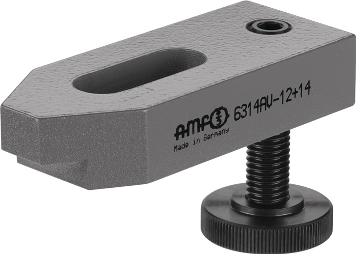 Spanneisen Nr.6314AV f.T-Nut 20+22mm L.160mm AMF