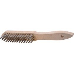 Drahtbürste L.295mm 0,35mm VA 3-reihig TECWERK