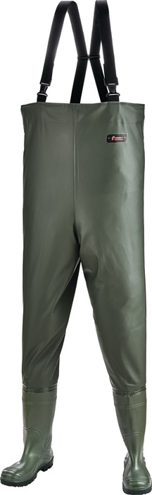 Wathose STANDARD Gr.43 olivgrün Stiefel:S5 Stiefel:EN20345 NORWAY