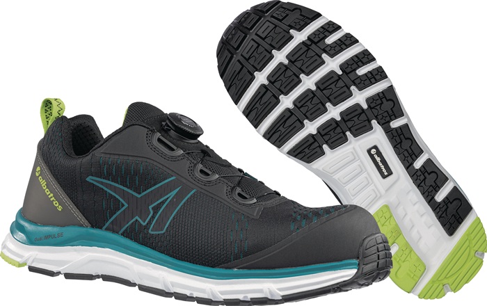 Sicherheitsschuh AER55 IMPULSE LOW Gr.45 schwarz/blau S1PS ESD FO HRO SR