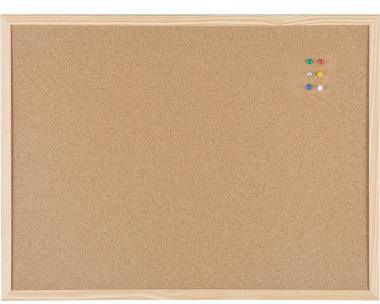 Bi-office Korktafel MC040012010 beidseitig Holzrahmen 60x45cm