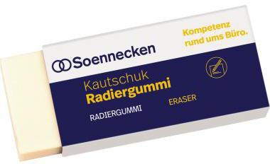 Soennecken Radierer 0339 Kautschuk weiß