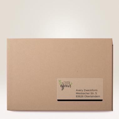 Avery Zweckform Adressetikett L7567-25 transparent 25 St./Pack.