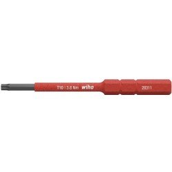 Wechselkl.SlimBit electric TORX T 10x75mm VDE isol.WIHA