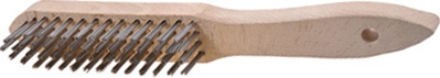 Drahtbürste L.295mm 0,35mm VA 5-reihig TECWERK