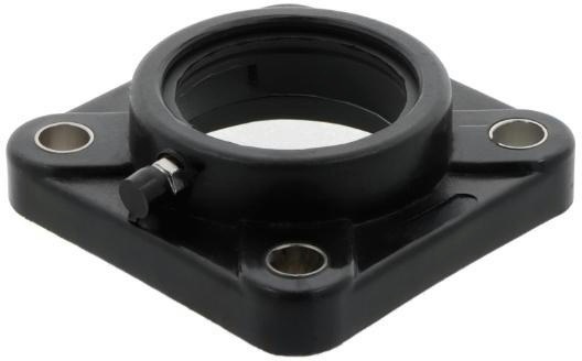 Flanschlagergehäuse TF210 -BLACK 90mm viereckig 1St./VE ZEN