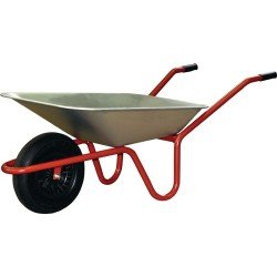 Schubkarre Garten 85 85l Luftrad Polypropylen-Felge m.Rollenlager CAPITO