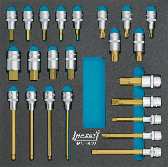 Werkzeugmodul 163-119/23 23-tlg.HAZET