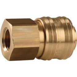 Schnellver.Kup.DN 7,2,IG MS blk Gew.G 1/2 Zoll 19,17mm TECWERK