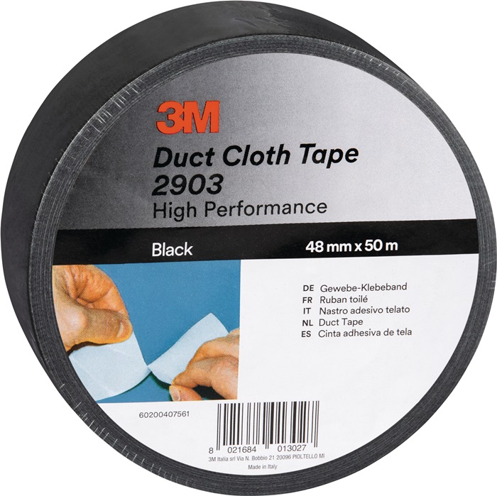 Gewebeband Scotch® 2903 schwarz L.50m B.48mm Rl.3M