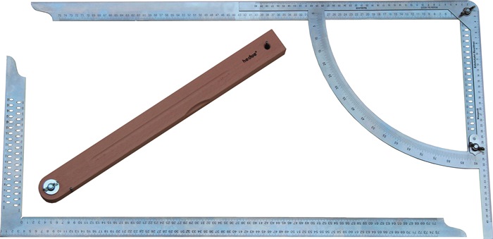 Anreißgerät Alpha Classic Set 500mm Buchenholzschmiege VA rostfr.HEDUE